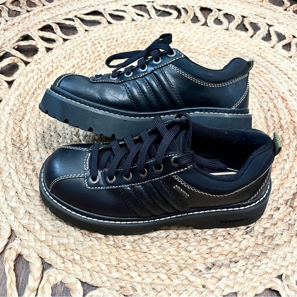 Skechers Black Sneakers with Chunky Sole and Leather Upper women’s 10 - Picture 5 of 6